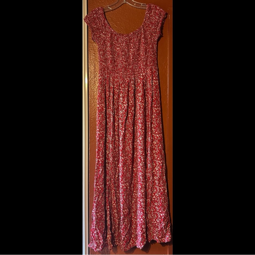 Off The Shoulder Floral Dress